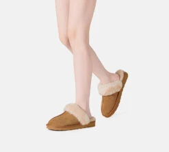 UGG Slippers Women Men Sheepskin Wool Suede Scuff Slippers Muffin 24 UGG Slippers Women Men Sheepskin Wool Suede Scuff Slippers Muffin -Shoe Store 0H1A9643