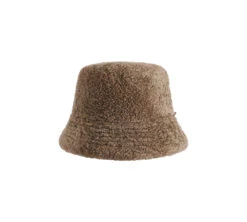 Shoe Store 17 Fluffy Sheepskin Wool Bucket Hat Cloude