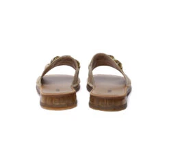 Women Leather Metal Ultra Soft Flat Slides Jianna -Shoe Store 1598C087 7459 4DDB BA25 89C0E39A9E6F 45254 0000254E9519154E