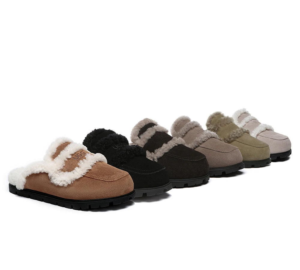 Ugg Slippers Sheepskin Wool Shearling Lined Remi 3 Ugg Slippers Sheepskin Wool Shearling Lined Remi