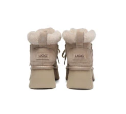 UGG Boots Women Sheepskin Wool Lace Up Chunky Platform Bumpy 41 UGG Boots Women Sheepskin Wool Lace Up Chunky Platform Bumpy -Shoe Store 270A0787