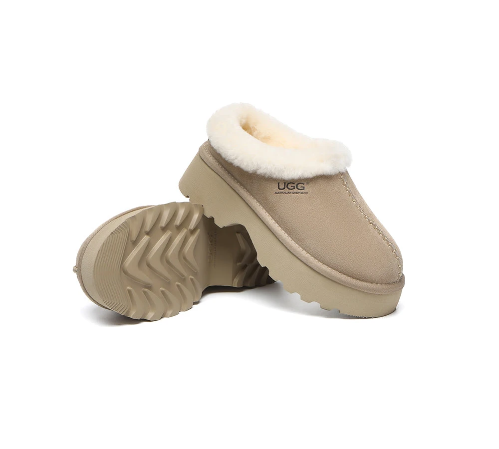 UGG Slippers Sheepskin Wool Ankle Chunky Platform Adrian 12 UGG Slippers Sheepskin Wool Ankle Chunky Platform Adrian - Image 10