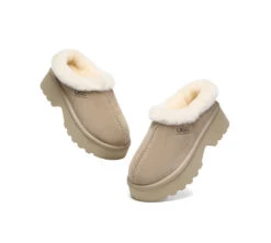 UGG Slippers Sheepskin Wool Ankle Chunky Platform Adrian 33 UGG Slippers Sheepskin Wool Ankle Chunky Platform Adrian -Shoe Store 270A0814