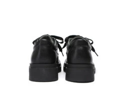 Senior School Shoes Black Leather Lace Up Large Size Shoes -Shoe Store 270A1792