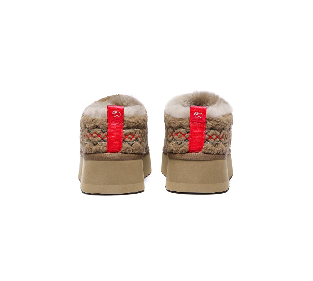 UGG Slippers Sheepskin Wool Teddy Plush Ankle Platform Boots Madge 9 UGG Slippers Sheepskin Wool Teddy Plush Ankle Platform Boots Madge - Image 7
