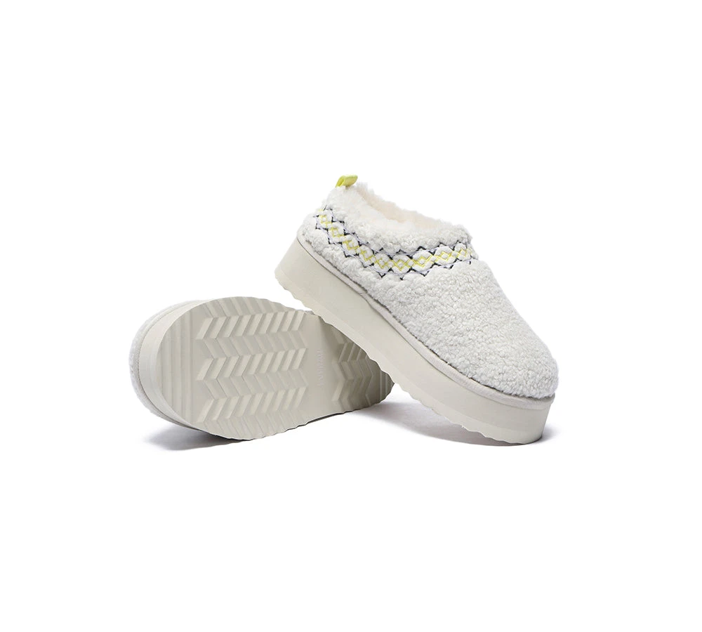 UGG Slippers Sheepskin Wool Teddy Plush Ankle Platform Boots Madge 11 UGG Slippers Sheepskin Wool Teddy Plush Ankle Platform Boots Madge - Image 9