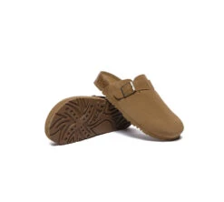 Unisex Adjustable Buckled Straps Slip-on Flat Sandal Slides Mason 25 Unisex Adjustable Buckled Straps Slip-on Flat Sandal Slides Mason -Shoe Store 270A8063