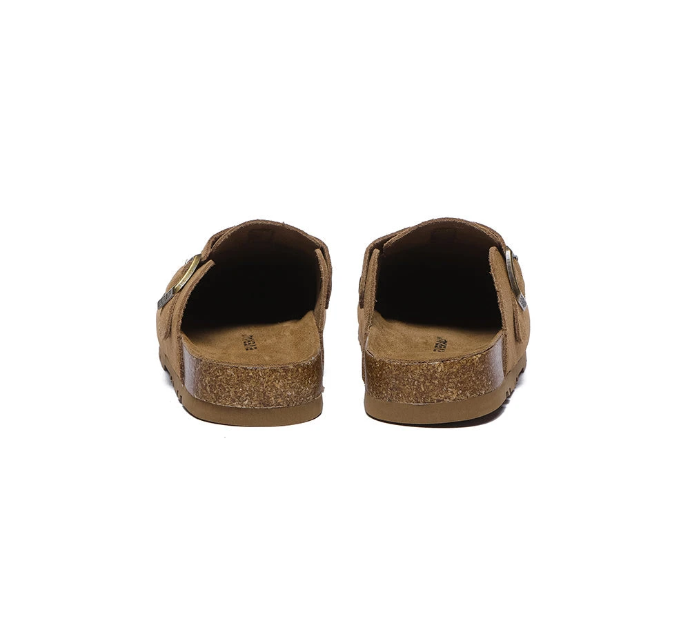 Unisex Adjustable Buckled Straps Slip-on Flat Sandal Slides Mason 10 Unisex Adjustable Buckled Straps Slip-on Flat Sandal Slides Mason - Image 8