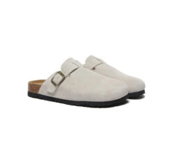 Unisex Adjustable Buckled Straps Slip-on Flat Sandal Slides Mason 30 Unisex Adjustable Buckled Straps Slip-on Flat Sandal Slides Mason -Shoe Store 270A8083