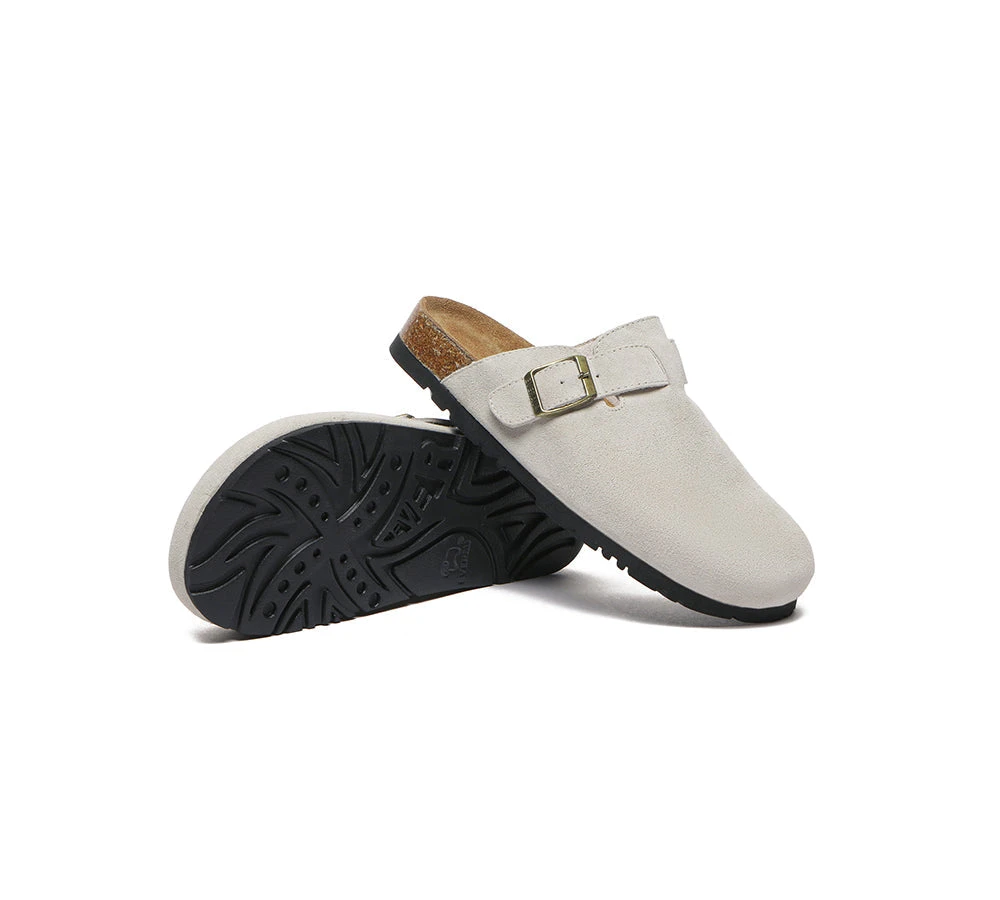 Unisex Adjustable Buckled Straps Slip-on Flat Sandal Slides Mason 12 Unisex Adjustable Buckled Straps Slip-on Flat Sandal Slides Mason - Image 10