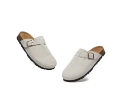 Unisex Adjustable Buckled Straps Slip-on Flat Sandal Slides Mason 33 Unisex Adjustable Buckled Straps Slip-on Flat Sandal Slides Mason -Shoe Store 270A8087