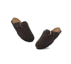 Unisex Adjustable Buckled Straps Slip-on Flat Sandal Slides Mason 39 Unisex Adjustable Buckled Straps Slip-on Flat Sandal Slides Mason -Shoe Store 270A8110