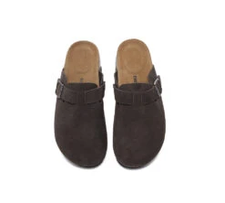 Unisex Adjustable Buckled Straps Slip-on Flat Sandal Slides Mason 40 Unisex Adjustable Buckled Straps Slip-on Flat Sandal Slides Mason -Shoe Store 270A8111