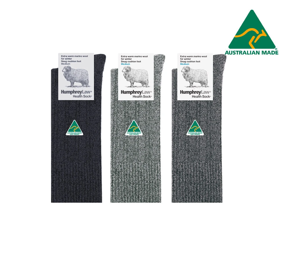 Humphrey Law Merino Wool Winter Health Socks 3 Humphrey Law Merino Wool Winter Health Socks