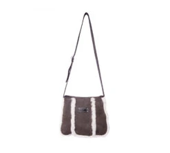 Women Sheepskin Wool Zip Shearling Lined Over Shoulder Bag 27 Women Sheepskin Wool Zip Shearling Lined Over Shoulder Bag -Shoe Store 6R2A0086