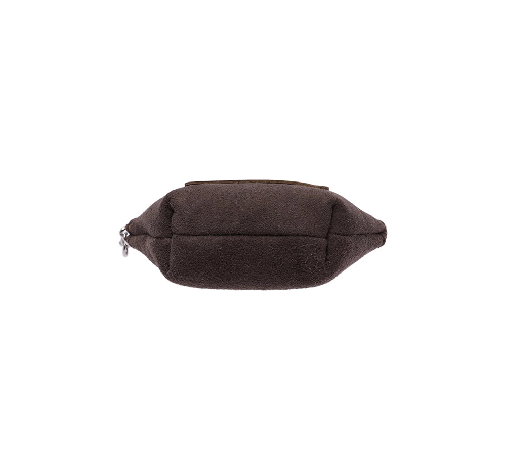 Sheepskin Wool Coin Zip Purse With Key Ring 14 Sheepskin Wool Coin Zip Purse With Key Ring - Image 12