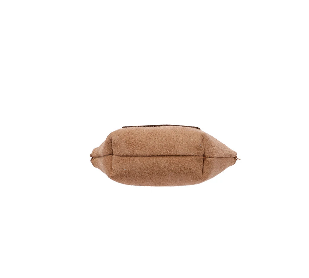 Sheepskin Wool Coin Zip Purse With Key Ring 7 Sheepskin Wool Coin Zip Purse With Key Ring - Image 5
