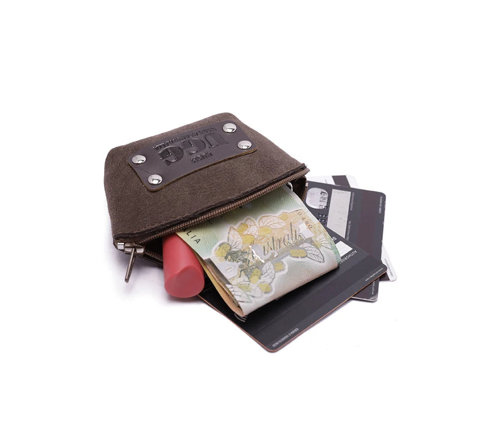 Sheepskin Wool Coin Zip Purse With Key Ring 17 Sheepskin Wool Coin Zip Purse With Key Ring - Image 15