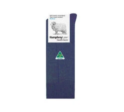 Humphrey Law Men Fine Merino Wool Blend Health Socks -Shoe Store 86C Navy