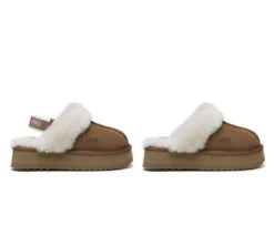 UGG Slippers Women Sheepskin Wool Removable Strap Slingback Slippers Muffin Platform 24 UGG Slippers Women Sheepskin Wool Removable Strap Slingback Slippers Muffin Platform -Shoe Store AS2047 e2b0c31b b3a8 4811 8993 2fc0d81b27b4
