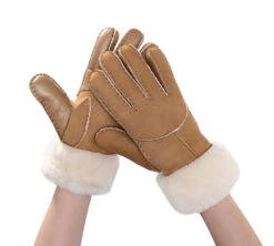 Women Fluffy Sheepskin Wool Gloves Warm Winter Mittens Stacey 23 Women Fluffy Sheepskin Wool Gloves Warm Winter Mittens Stacey -Shoe Store DSC01415