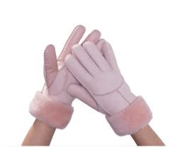 Women Fluffy Sheepskin Wool Gloves Warm Winter Mittens Stacey 30 Women Fluffy Sheepskin Wool Gloves Warm Winter Mittens Stacey -Shoe Store DSC01432