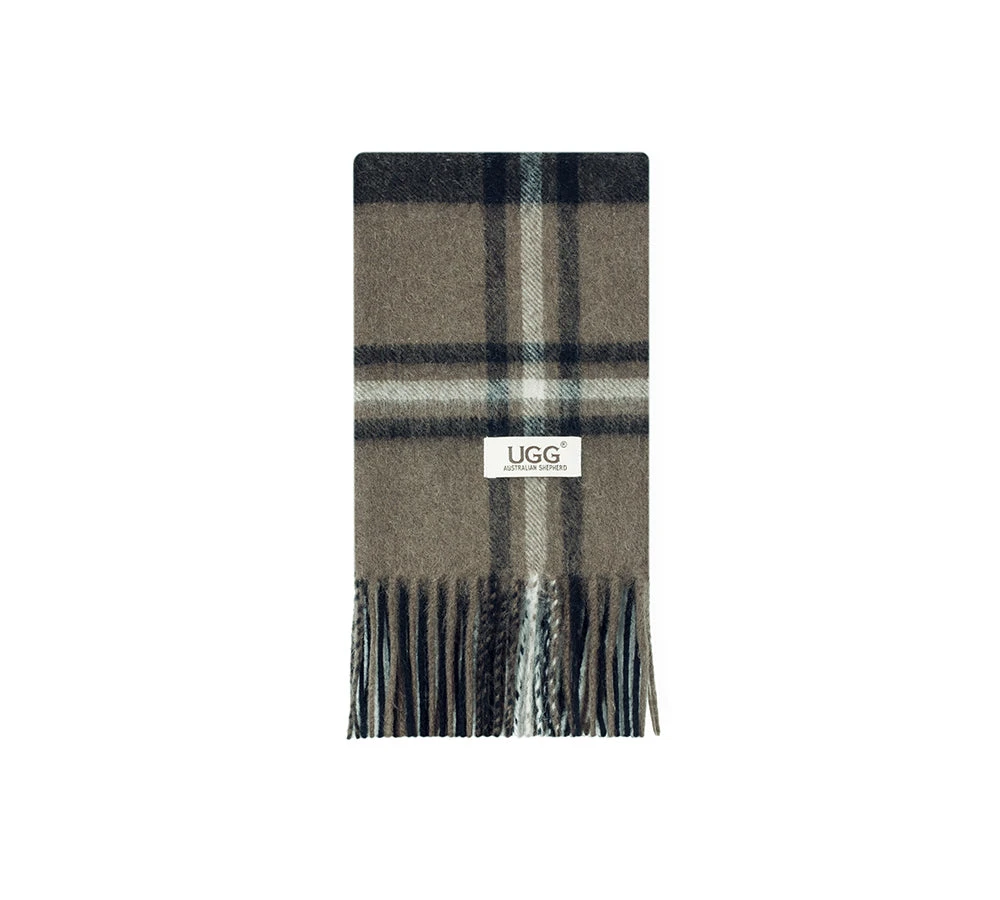 AUSTRALIAN SHEPHERD® 100% Wool Check Scarf Snovia 4 AUSTRALIAN SHEPHERD® 100% Wool Check Scarf Snovia - Image 2