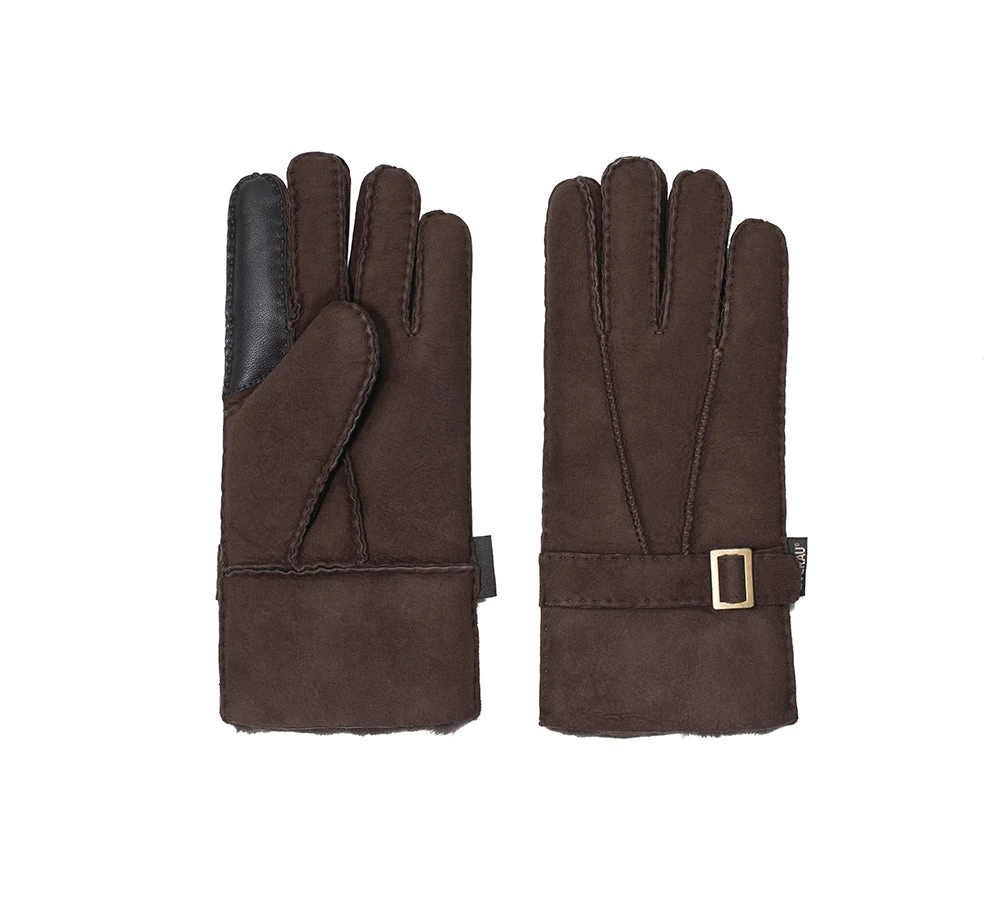 Fluffy Sheepskin Wool Adjustable Strap Buckle Gloves Shea 12 Fluffy Sheepskin Wool Adjustable Strap Buckle Gloves Shea - Image 10