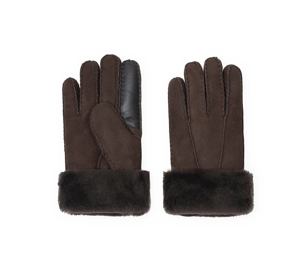 Fluffy Sheepskin Wool Adjustable Strap Buckle Gloves Shea 11 Fluffy Sheepskin Wool Adjustable Strap Buckle Gloves Shea - Image 9