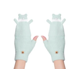Fingerless Ultra Plush Knit Bearling Gloves 38 Fingerless Ultra Plush Knit Bearling Gloves -Shoe Store DSC03648