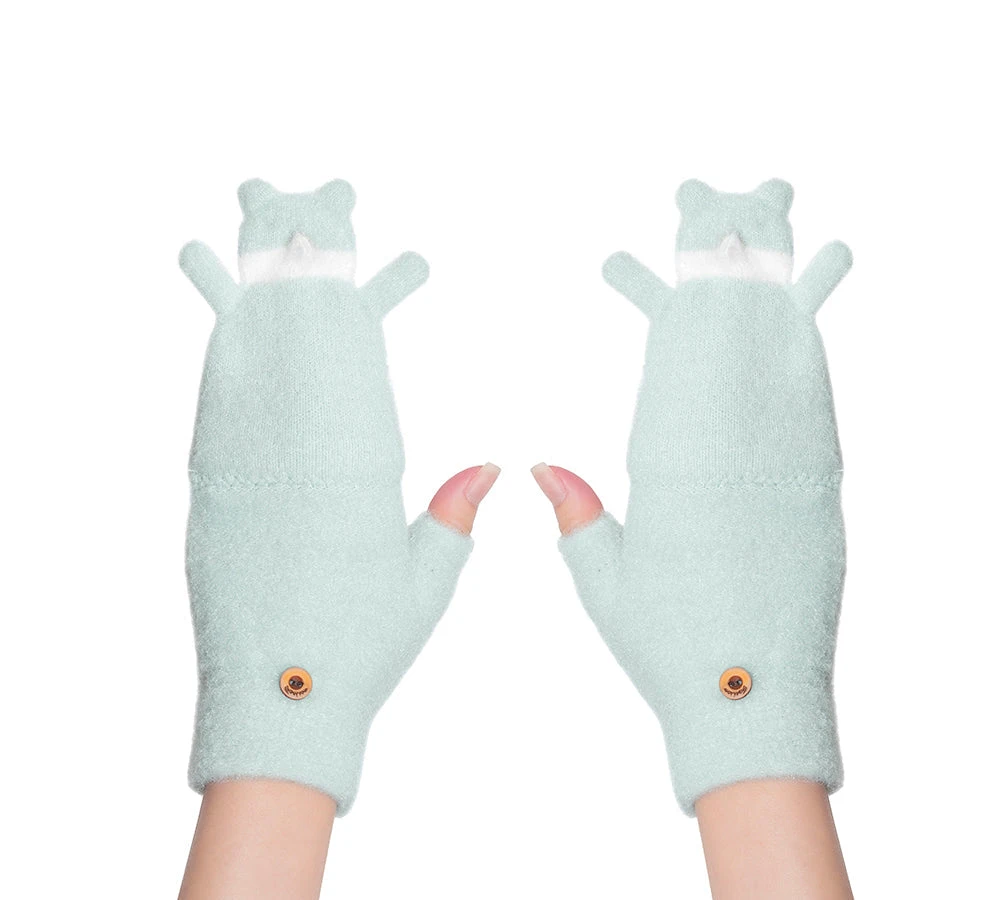 Fingerless Ultra Plush Knit Bearling Gloves 19 Fingerless Ultra Plush Knit Bearling Gloves - Image 17
