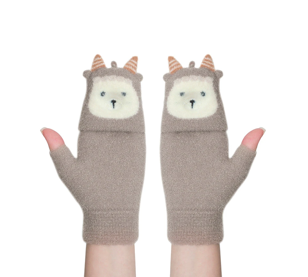 Fingerless Ultra Plush Knit Ewe Gloves 19 Fingerless Ultra Plush Knit Ewe Gloves - Image 17