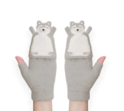Fingerless Ultra Plush Knit Bearling Gloves 30 Fingerless Ultra Plush Knit Bearling Gloves -Shoe Store DSC03669