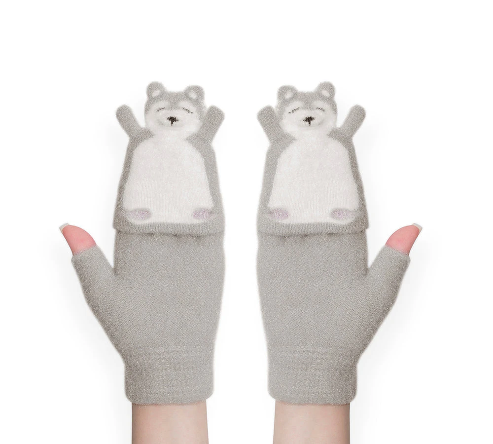 Fingerless Ultra Plush Knit Bearling Gloves 11 Fingerless Ultra Plush Knit Bearling Gloves - Image 9