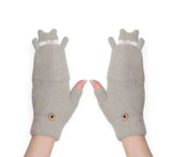 Fingerless Ultra Plush Knit Bearling Gloves 31 Fingerless Ultra Plush Knit Bearling Gloves -Shoe Store DSC03670