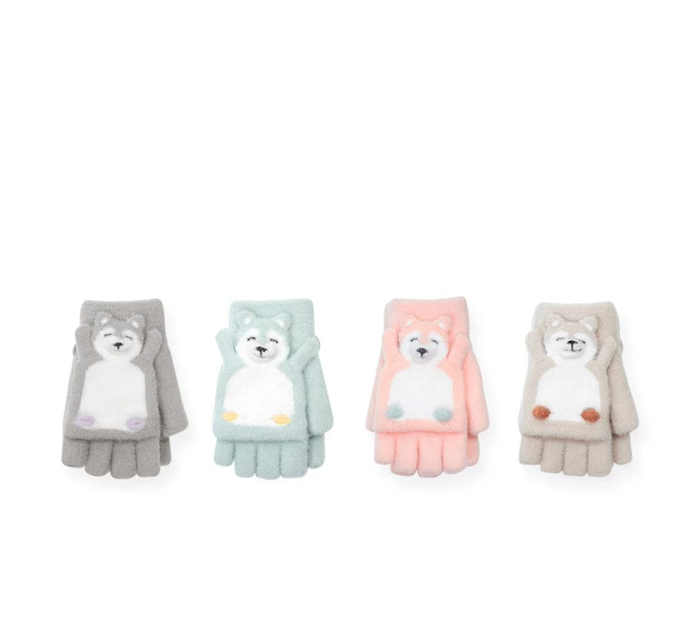 Fingerless Ultra Plush Knit Bearling Gloves 3 Fingerless Ultra Plush Knit Bearling Gloves