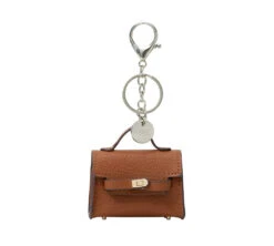 Leather-Look Mini Purse Keyring Earpods Case -Shoe Store DSC04373
