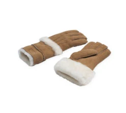 Fluffy Sheepskin Wool Shearling Lined Gloves Puni 13 Fluffy Sheepskin Wool Shearling Lined Gloves Puni -Shoe Store DSC09340