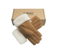 Fluffy Sheepskin Wool Shearling Lined Gloves Puni 14 Fluffy Sheepskin Wool Shearling Lined Gloves Puni -Shoe Store DSC09342