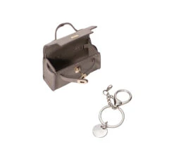 Leather-Look Mini Purse Keyring Earpods Case -Shoe Store DSC09707