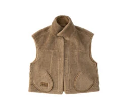 Fluffy Sheepskin Wool Sleeveless Vest Warda 15 Fluffy Sheepskin Wool Sleeveless Vest Warda -Shoe Store DSC09828