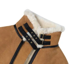 Fluffy Sheepskin Wool Zip Sleeveless Vest Dale 16 Fluffy Sheepskin Wool Zip Sleeveless Vest Dale -Shoe Store DSC09977