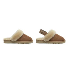 UGG Slippers Women Sheepskin Wool Removable Strap Slingback Nonslip Shoes Corduroy -Shoe Store EA2018 f40539d9 a40e 4375 990a 539f912d9143