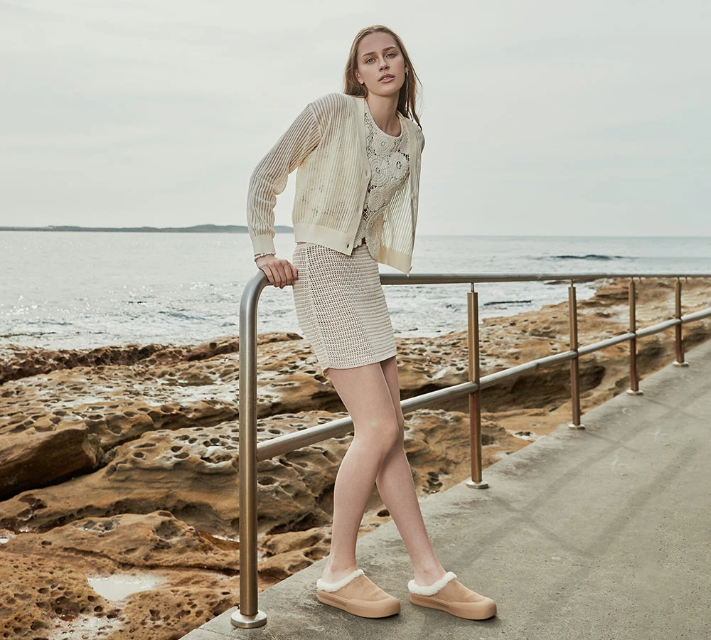 UGG Slippers Sheepskin Wool Scuff Staney 4 UGG Slippers Sheepskin Wool Scuff Staney - Image 2