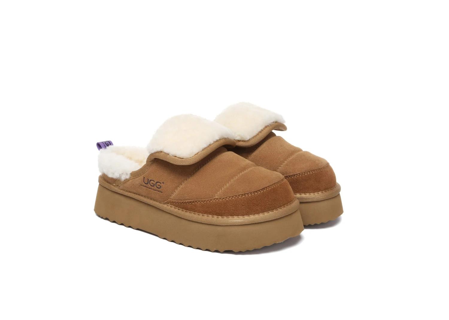 UGG Slippers Sheepskin Wool Platform Theia 5 UGG Slippers Sheepskin Wool Platform Theia - Image 3