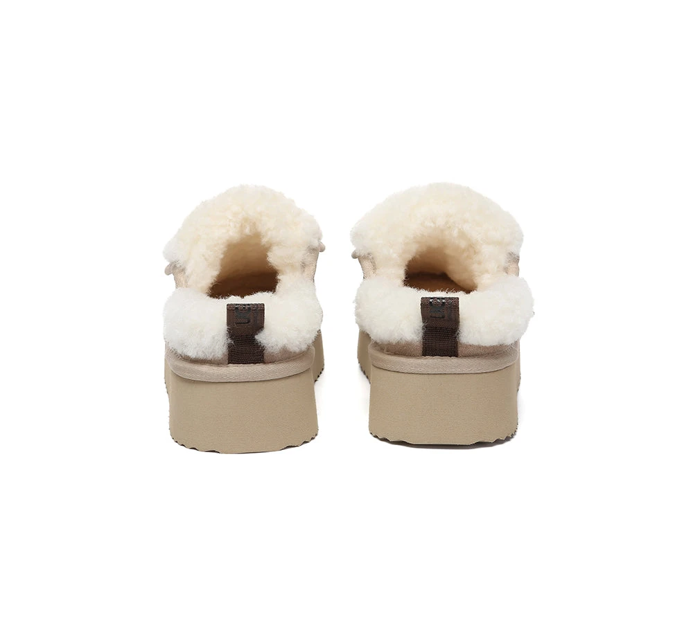 UGG Slippers Sheepskin Wool Platform Theia 16 UGG Slippers Sheepskin Wool Platform Theia - Image 14