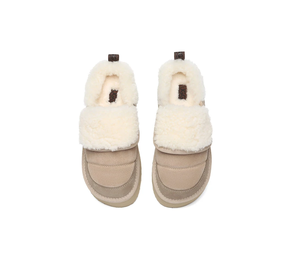UGG Slippers Sheepskin Wool Platform Theia 15 UGG Slippers Sheepskin Wool Platform Theia - Image 13