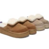 UGG Slippers Sheepskin Wool Platform Theia 1 UGG Slippers Sheepskin Wool Platform Theia -Shoe Store GL7A0081
