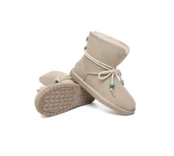 UGG Boots Women Sheepskin Wool Lace Up Fashion Carlos 27 UGG Boots Women Sheepskin Wool Lace Up Fashion Carlos -Shoe Store GL7A0142