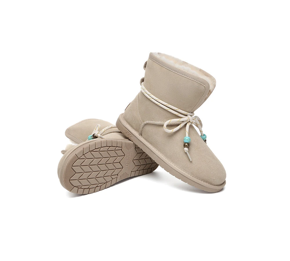 UGG Boots Women Sheepskin Wool Lace Up Fashion Carlos 13 UGG Boots Women Sheepskin Wool Lace Up Fashion Carlos - Image 11